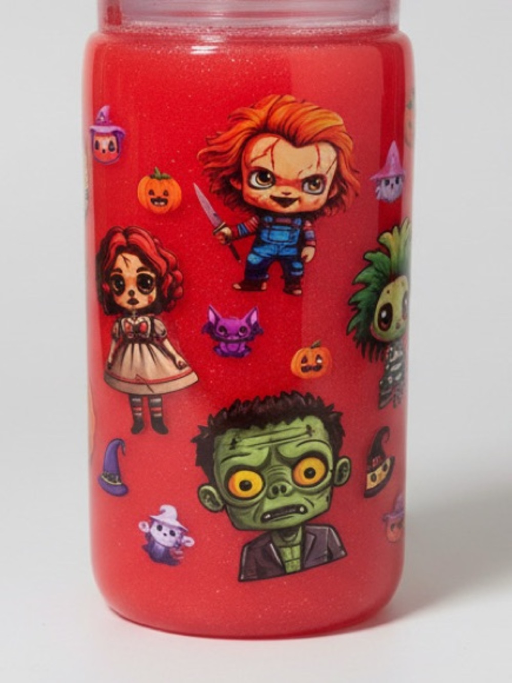 Red Halloween Horror Character Tumbler